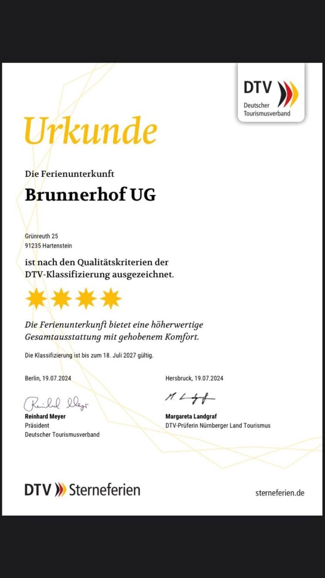 Brunnerhof Urlaub Auf Dem Land Leilighet Hartenstein  Eksteriør bilde